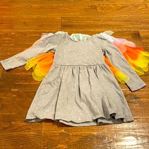 Cat and Jack feather sparkle dress